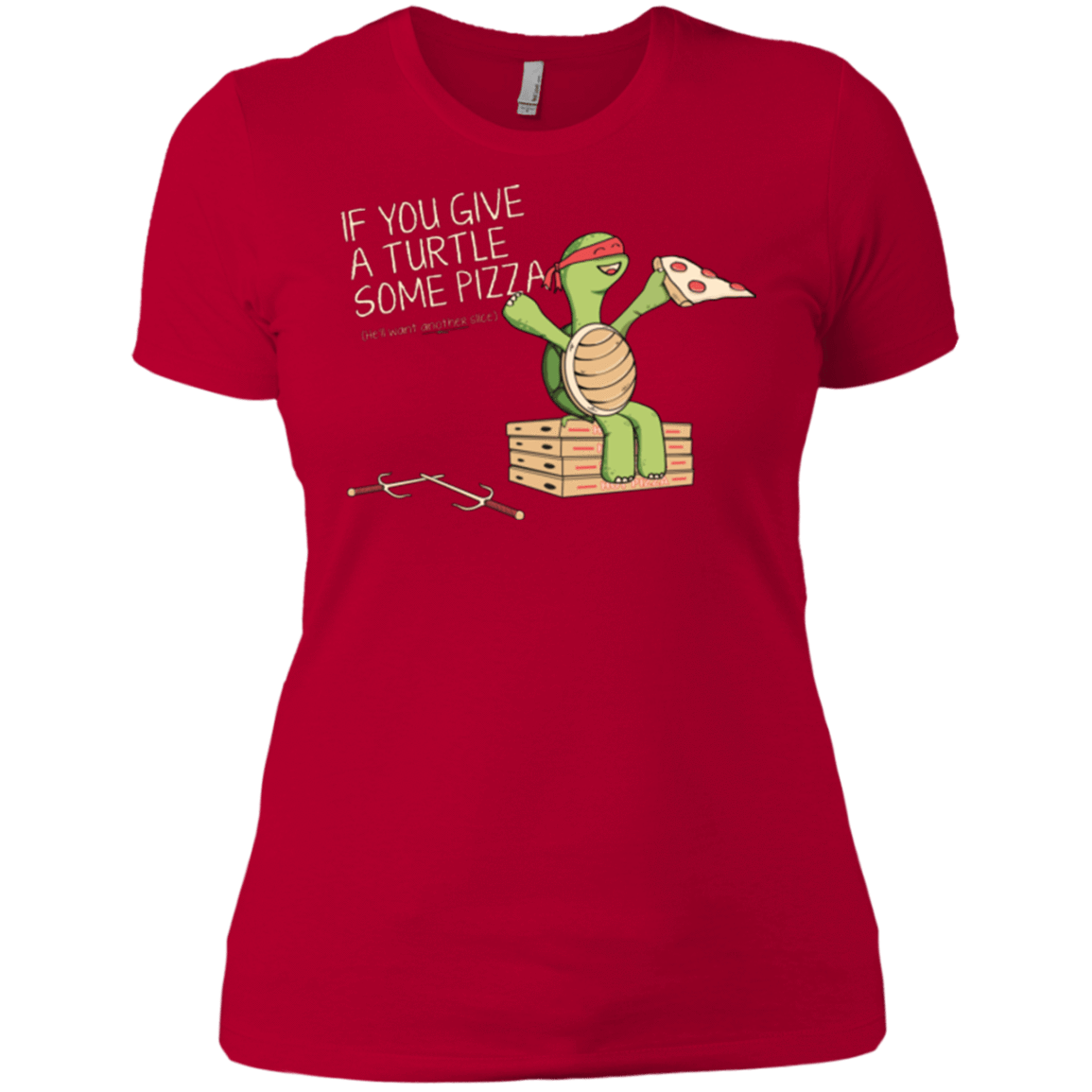 T-Shirts Red / X-Small Give a Turtle Women's Premium T-Shirt