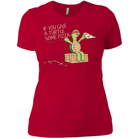T-Shirts Red / X-Small Give a Turtle Women's Premium T-Shirt