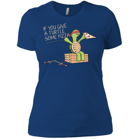 T-Shirts Royal / X-Small Give a Turtle Women's Premium T-Shirt