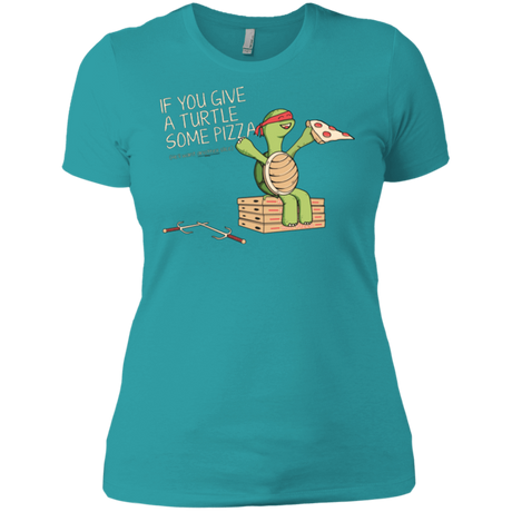 T-Shirts Tahiti Blue / X-Small Give a Turtle Women's Premium T-Shirt
