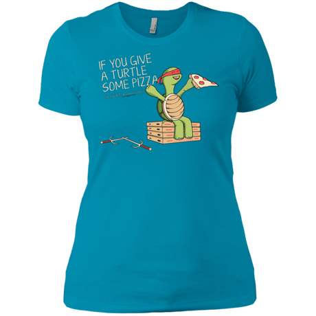 T-Shirts Turquoise / X-Small Give a Turtle Women's Premium T-Shirt