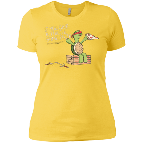 T-Shirts Vibrant Yellow / X-Small Give a Turtle Women's Premium T-Shirt
