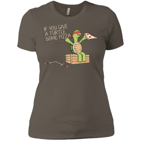 T-Shirts Warm Grey / X-Small Give a Turtle Women's Premium T-Shirt