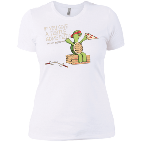 T-Shirts White / X-Small Give a Turtle Women's Premium T-Shirt