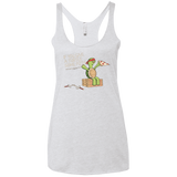 T-Shirts Heather White / X-Small Give a Turtle Women's Triblend Racerback Tank
