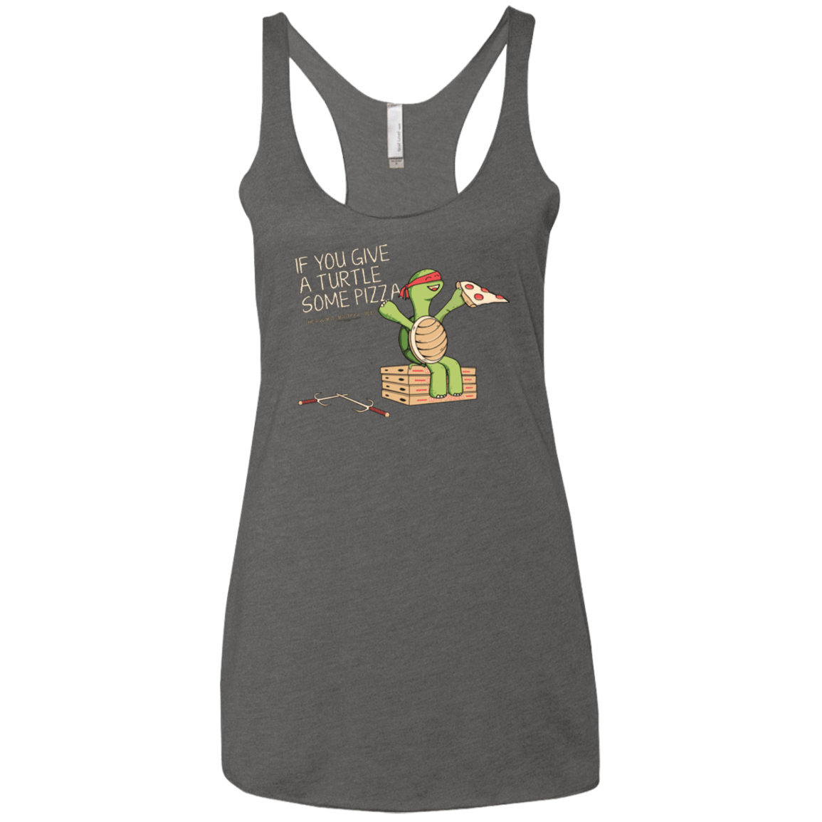 T-Shirts Premium Heather / X-Small Give a Turtle Women's Triblend Racerback Tank