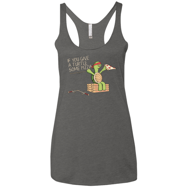 T-Shirts Premium Heather / X-Small Give a Turtle Women's Triblend Racerback Tank