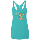 T-Shirts Tahiti Blue / X-Small Give a Turtle Women's Triblend Racerback Tank