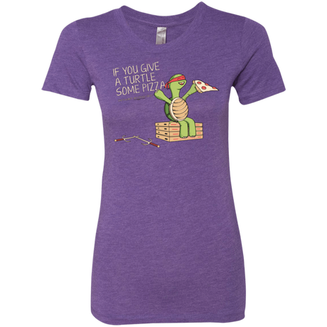 T-Shirts Purple Rush / Small Give a Turtle Women's Triblend T-Shirt