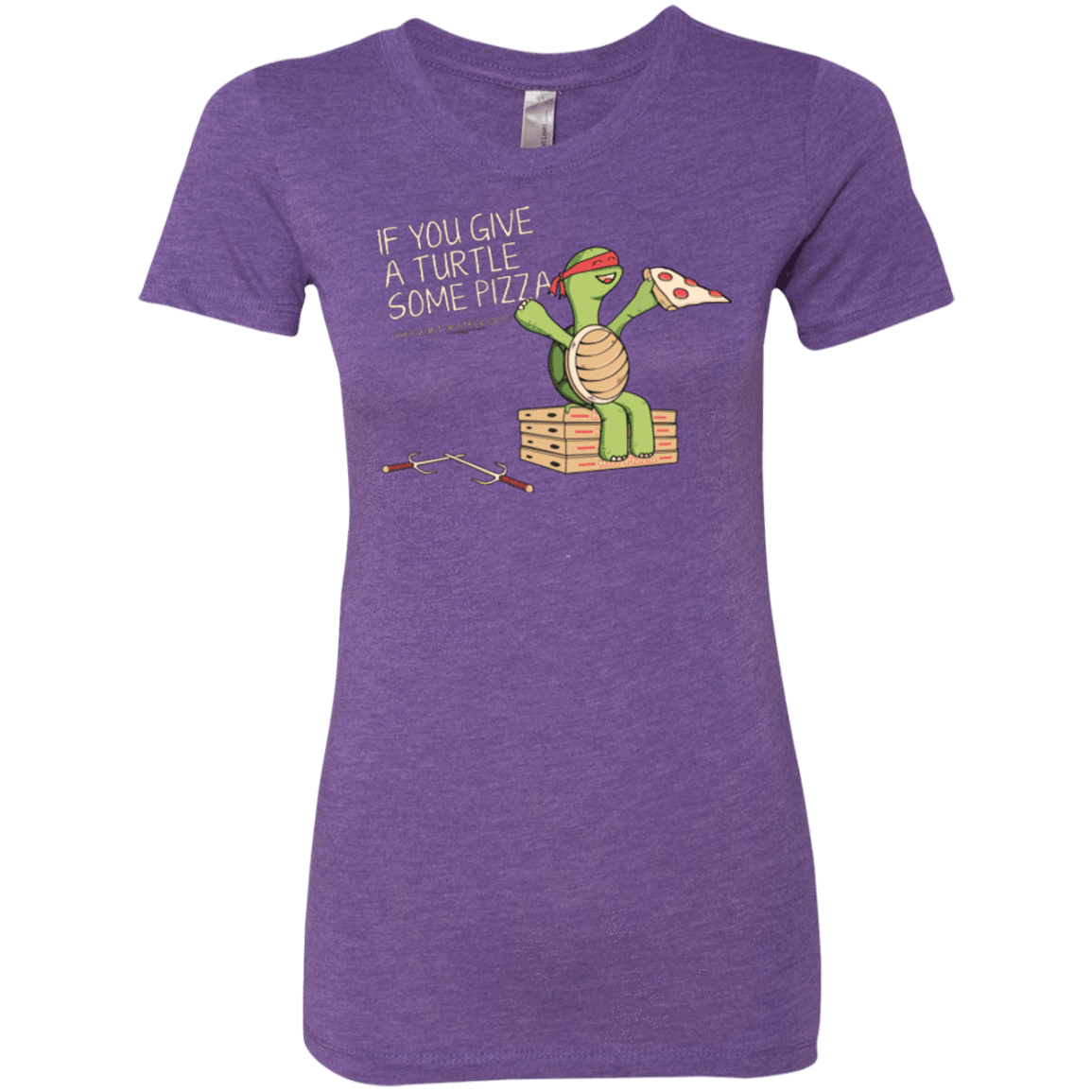 T-Shirts Purple Rush / Small Give a Turtle Women's Triblend T-Shirt