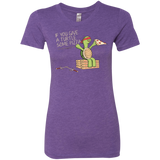 T-Shirts Purple Rush / Small Give a Turtle Women's Triblend T-Shirt