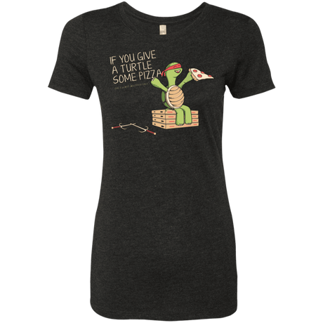 T-Shirts Vintage Black / Small Give a Turtle Women's Triblend T-Shirt