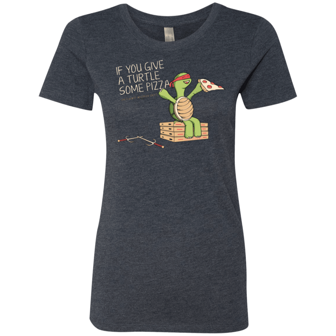 T-Shirts Vintage Navy / Small Give a Turtle Women's Triblend T-Shirt