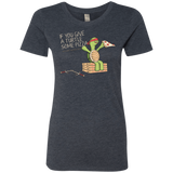 T-Shirts Vintage Navy / Small Give a Turtle Women's Triblend T-Shirt