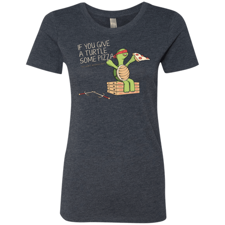 T-Shirts Vintage Navy / Small Give a Turtle Women's Triblend T-Shirt