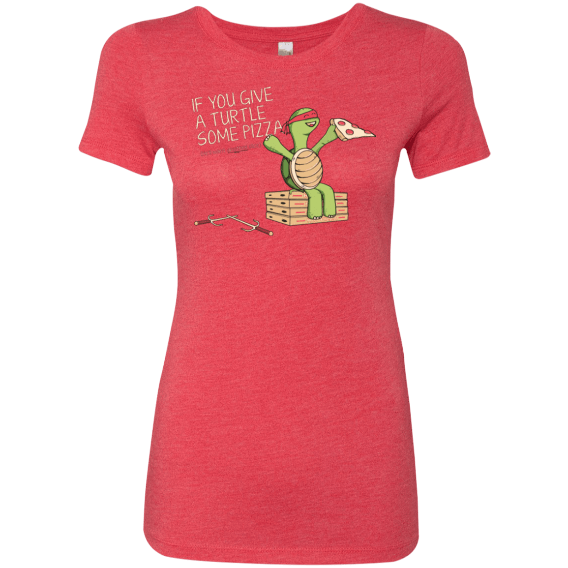 T-Shirts Vintage Red / Small Give a Turtle Women's Triblend T-Shirt