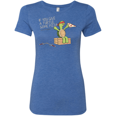 T-Shirts Vintage Royal / Small Give a Turtle Women's Triblend T-Shirt