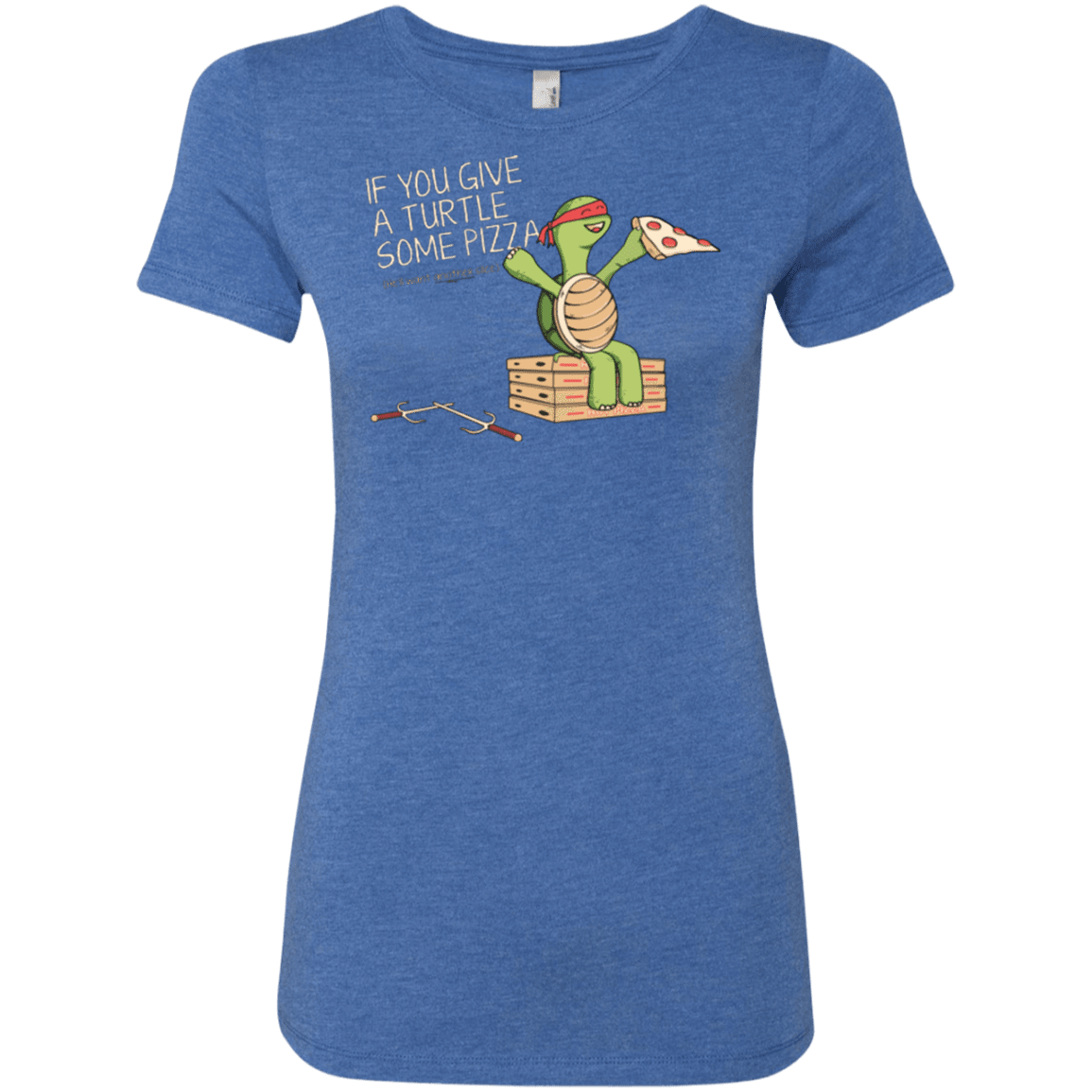 T-Shirts Vintage Royal / Small Give a Turtle Women's Triblend T-Shirt
