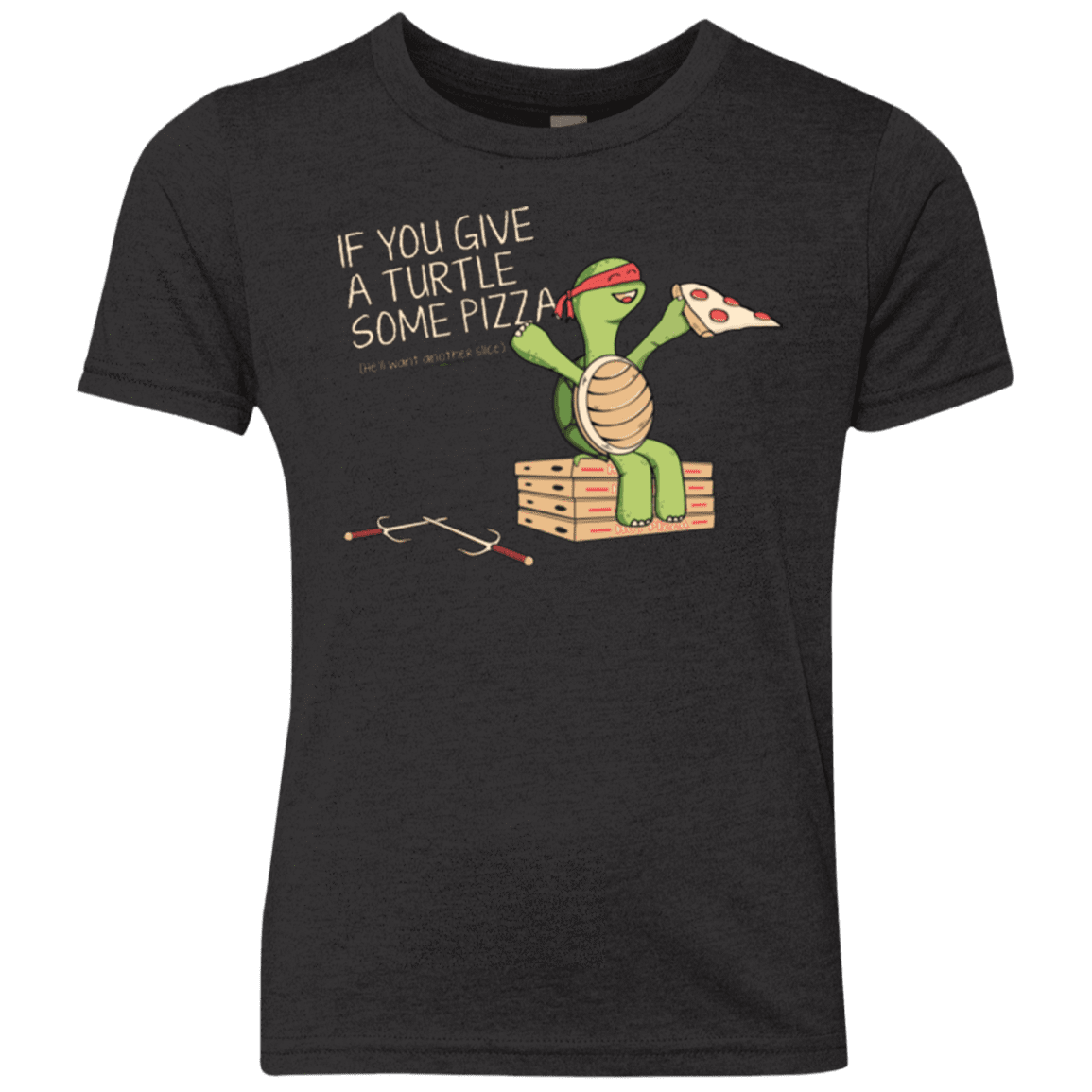 T-Shirts Vintage Black / YXS Give a Turtle Youth Triblend T-Shirt