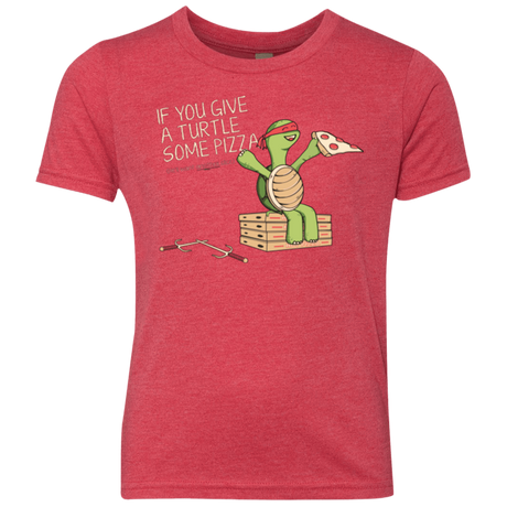 T-Shirts Vintage Red / YXS Give a Turtle Youth Triblend T-Shirt