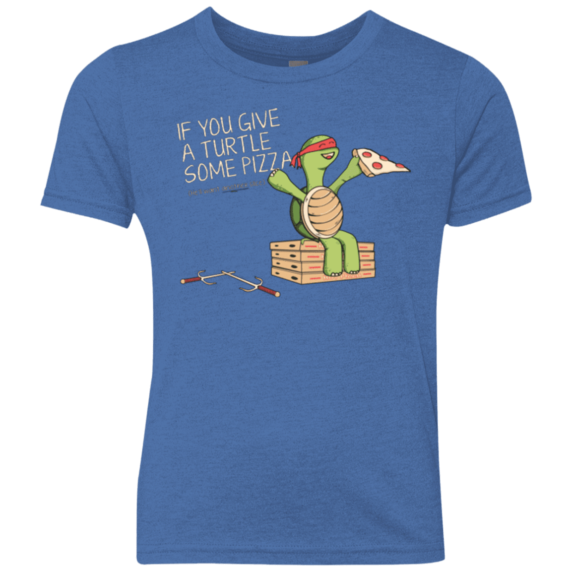 T-Shirts Vintage Royal / YXS Give a Turtle Youth Triblend T-Shirt