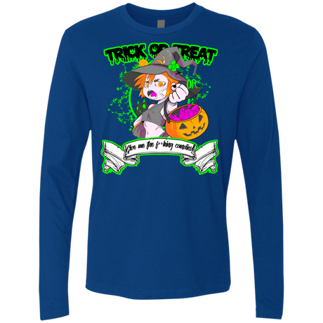 T-Shirts Royal / Small Give me the Candies Men's Premium Long Sleeve