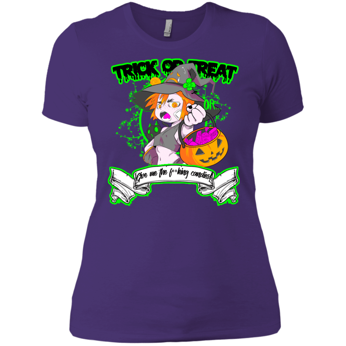 T-Shirts Purple / X-Small Give me the Candies Women's Premium T-Shirt