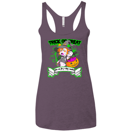 T-Shirts Vintage Purple / X-Small Give me the Candies Women's Triblend Racerback Tank