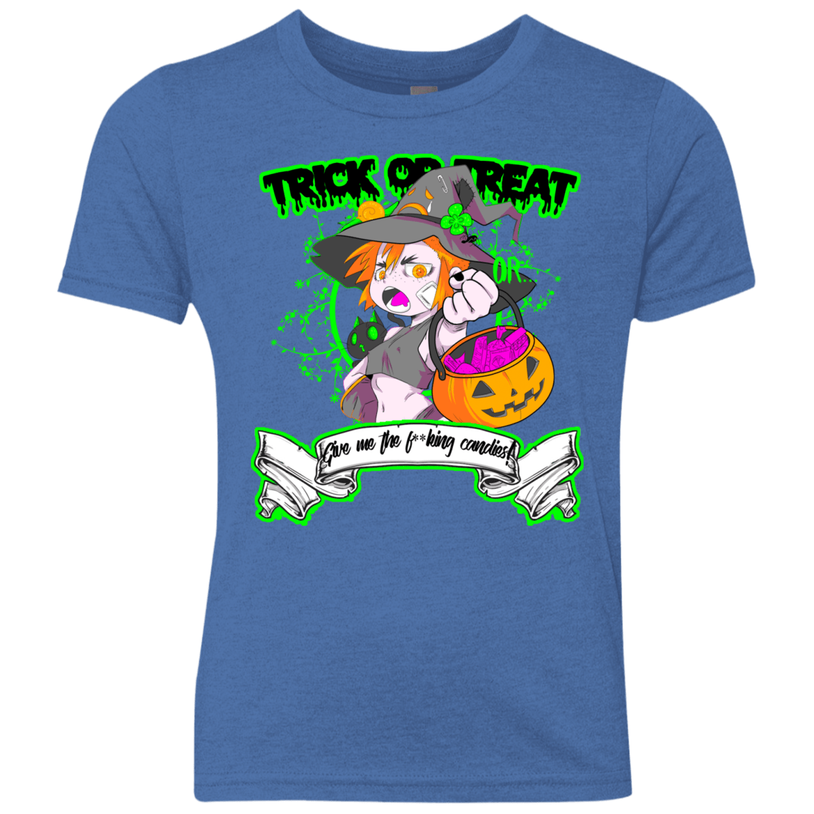 T-Shirts Vintage Royal / YXS Give me the Candies Youth Triblend T-Shirt