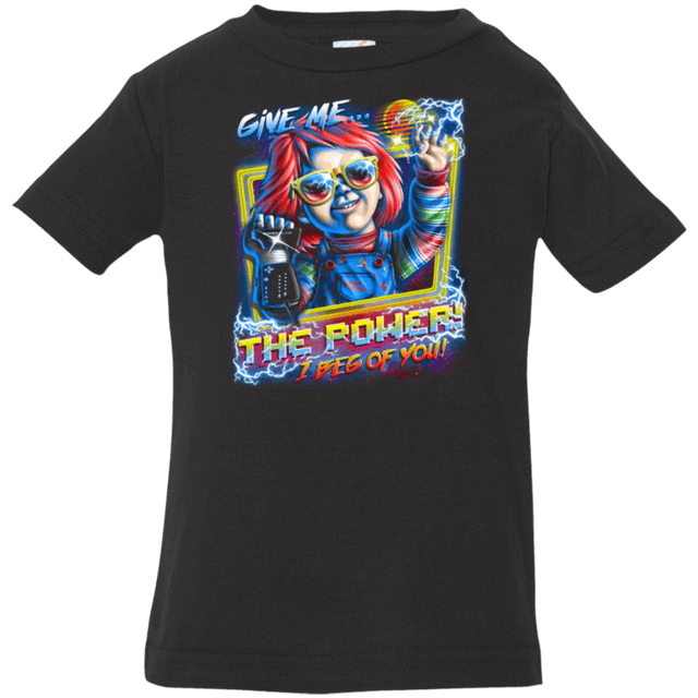 T-Shirts Black / 6 Months Give me the Power Infant Premium T-Shirt