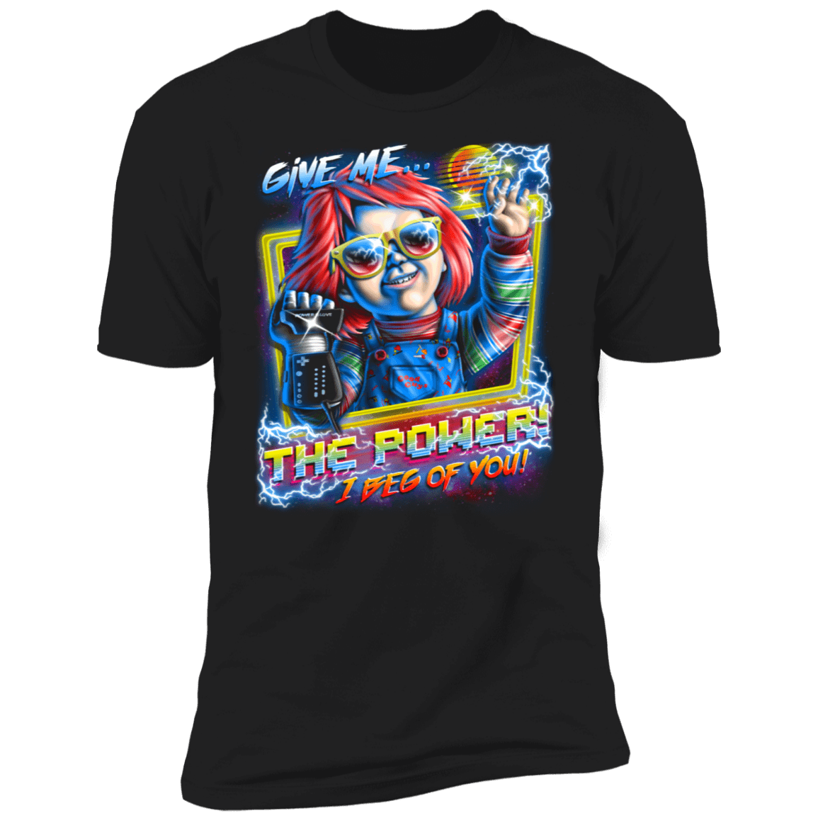 T-Shirts Black / X-Small Give Me The Power Men's Premium T-Shirt