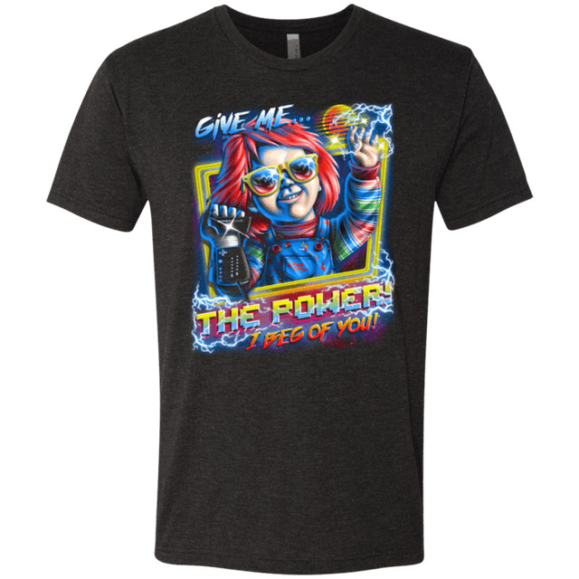 T-Shirts Vintage Black / Small Give me the Power Men's Triblend T-Shirt