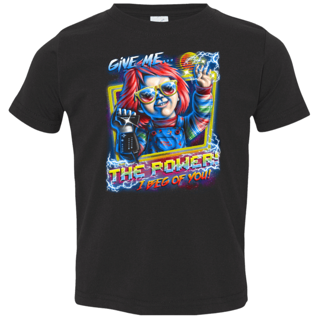 T-Shirts Black / 2T Give me the Power Toddler Premium T-Shirt