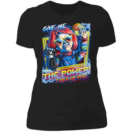 T-Shirts Black / X-Small Give Me The Power Women's Premium T-Shirt