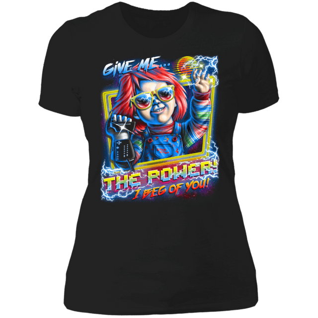T-Shirts Black / X-Small Give Me The Power Women's Premium T-Shirt