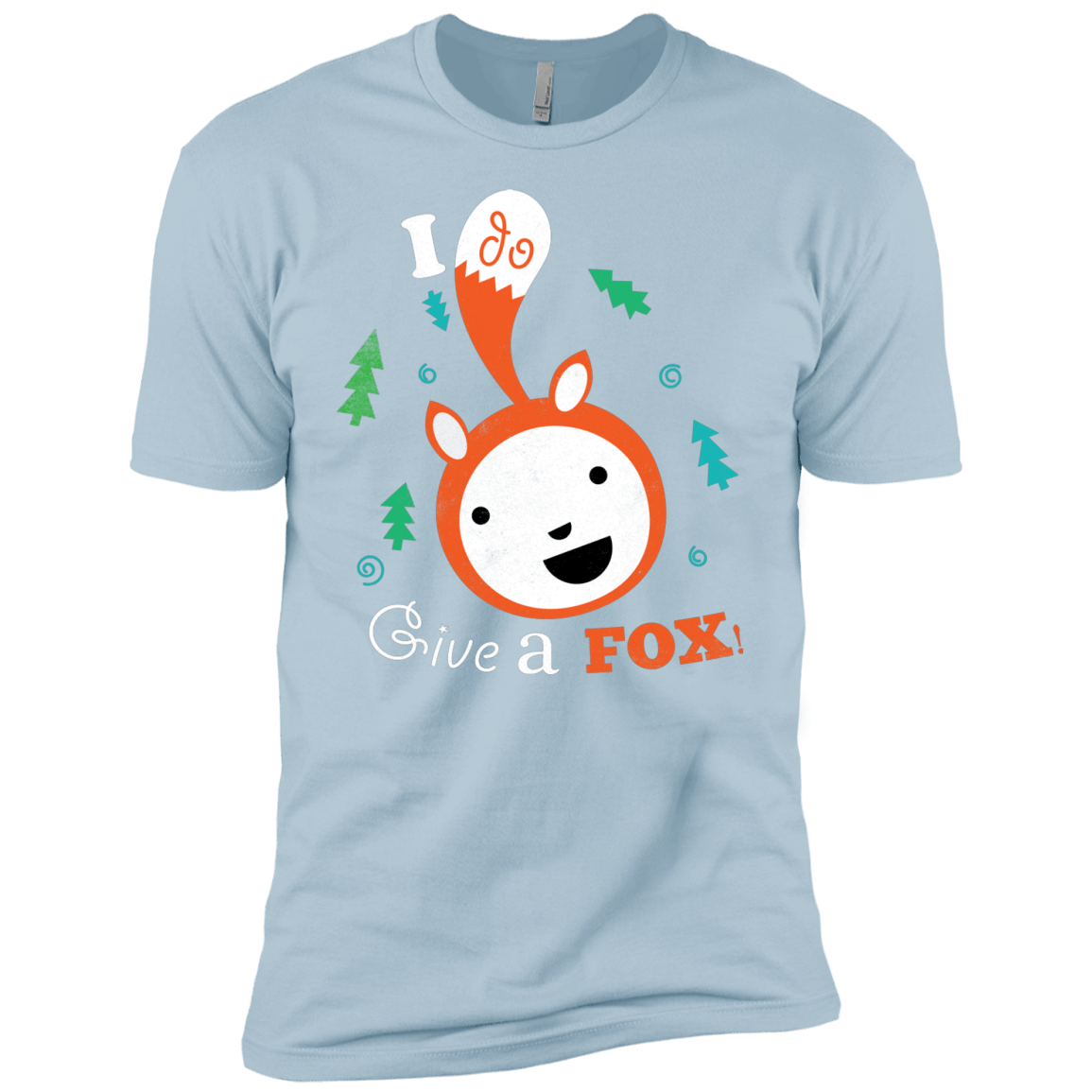 T-Shirts Light Blue / YXS Giving a Fox Boys Premium T-Shirt