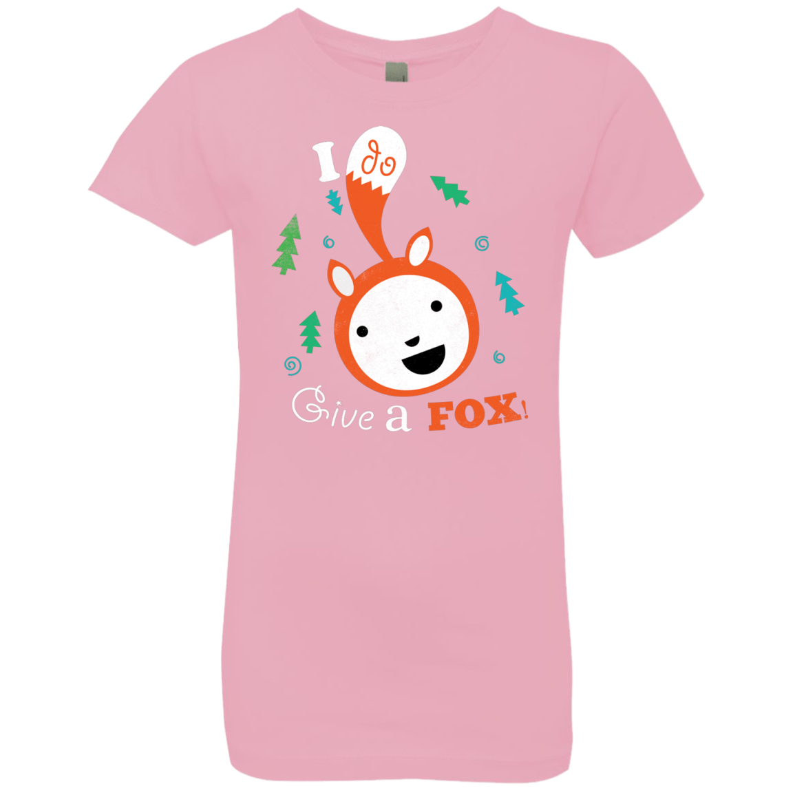 T-Shirts Light Pink / YXS Giving a Fox Girls Premium T-Shirt
