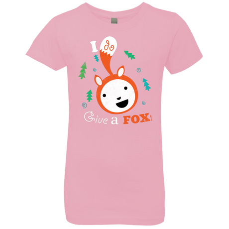 T-Shirts Light Pink / YXS Giving a Fox Girls Premium T-Shirt