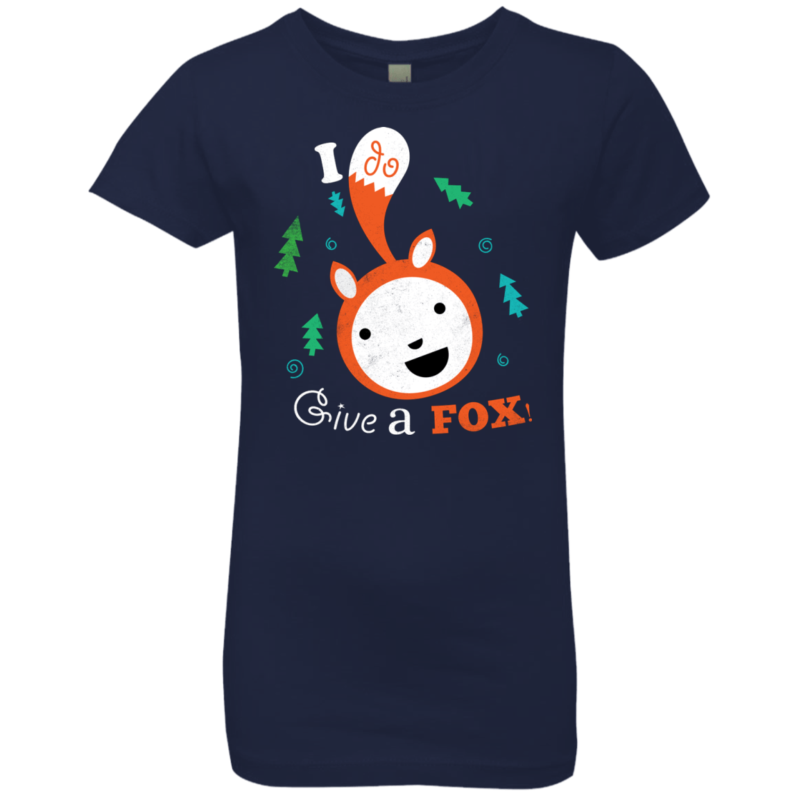 T-Shirts Midnight Navy / YXS Giving a Fox Girls Premium T-Shirt