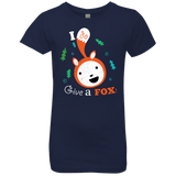 T-Shirts Midnight Navy / YXS Giving a Fox Girls Premium T-Shirt