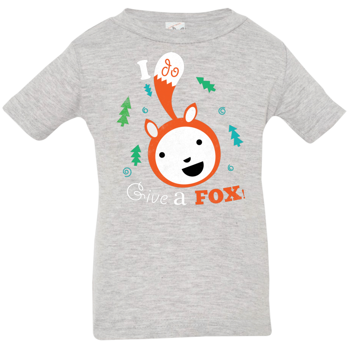 T-Shirts Heather Grey / 6 Months Giving a Fox Infant Premium T-Shirt