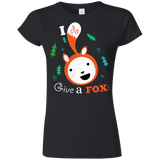 T-Shirts Black / S Giving a Fox Junior Slimmer-Fit T-Shirt