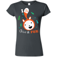 T-Shirts Charcoal / S Giving a Fox Junior Slimmer-Fit T-Shirt