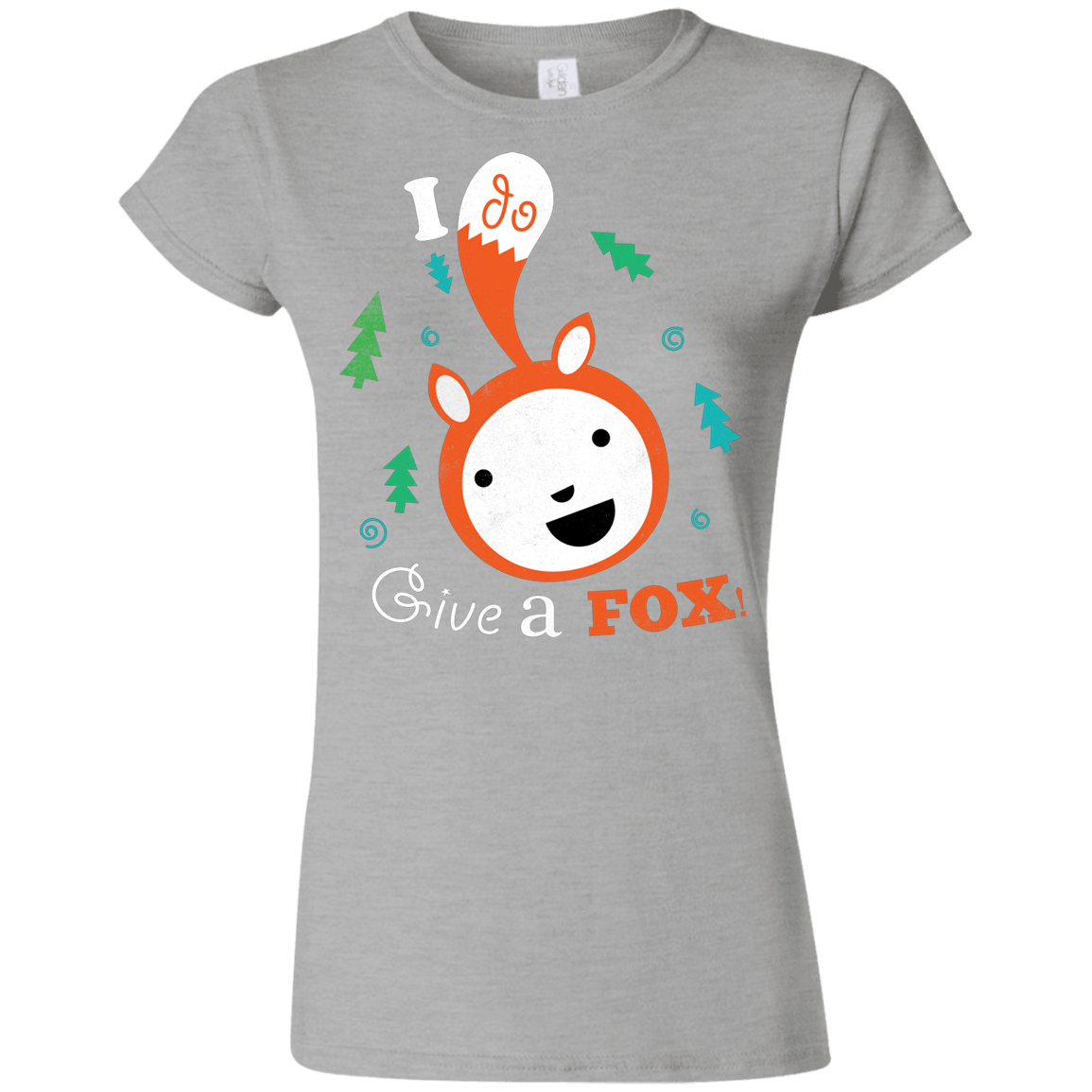 T-Shirts Sport Grey / S Giving a Fox Junior Slimmer-Fit T-Shirt