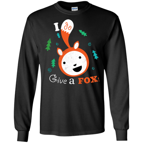 T-Shirts Black / S Giving a Fox Men's Long Sleeve T-Shirt