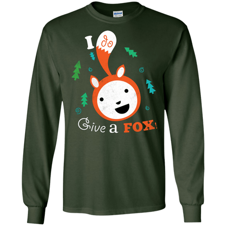 T-Shirts Forest Green / S Giving a Fox Men's Long Sleeve T-Shirt