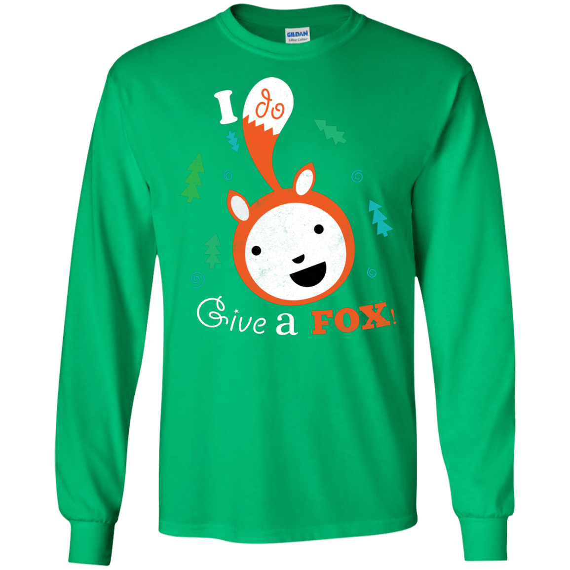 T-Shirts Irish Green / S Giving a Fox Men's Long Sleeve T-Shirt