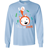 T-Shirts Light Blue / S Giving a Fox Men's Long Sleeve T-Shirt