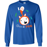 T-Shirts Royal / S Giving a Fox Men's Long Sleeve T-Shirt