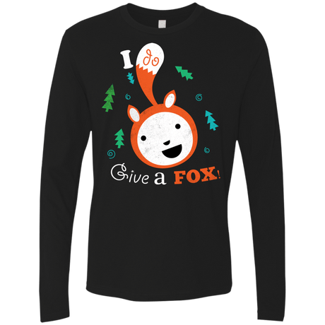 T-Shirts Black / S Giving a Fox Men's Premium Long Sleeve